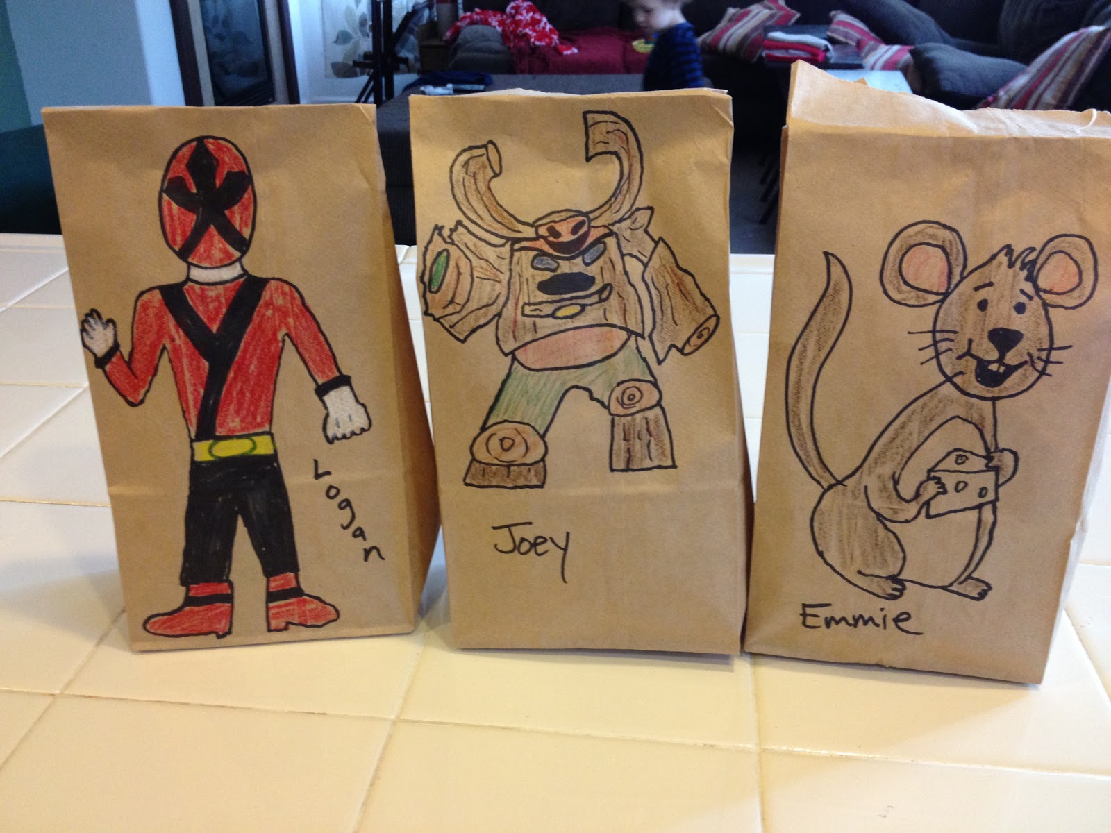 Blended. Shaken. And Stirred. Daddy's Lunch Bag Art 1st Grade So Far